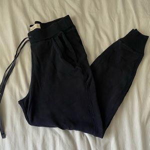 HOLLISTER WOMENS navy blue joggers size S